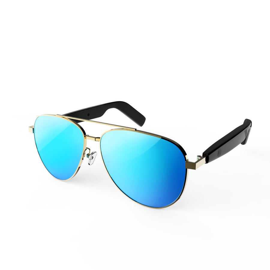 KP-Y101 Smart Bluetooth Glasses Waterproof Sweatproof Bluetooth Headset Voice Calls Blue Light Blocking Air Conduction In Stock