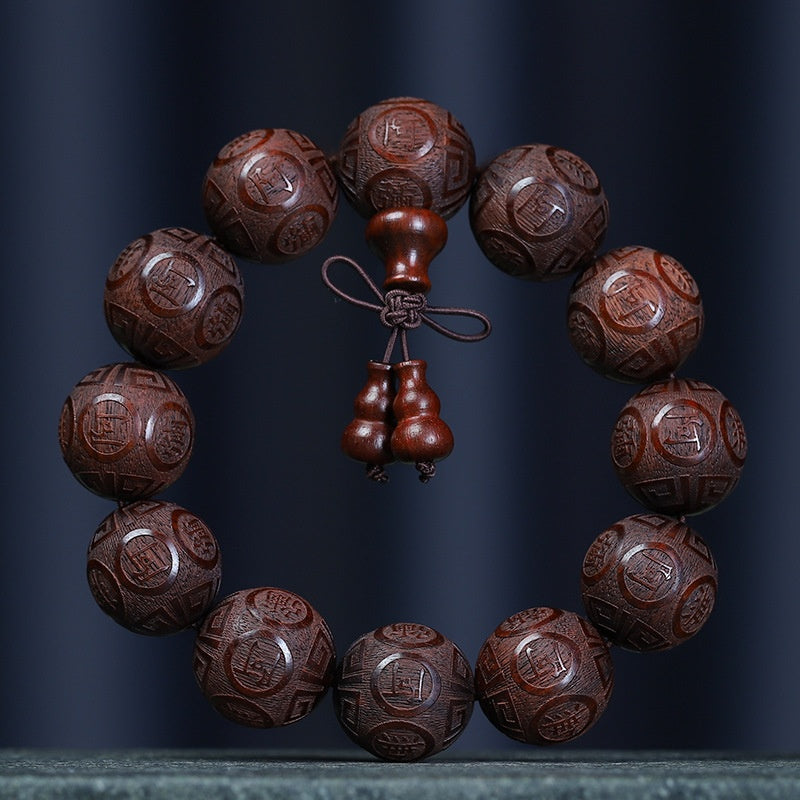 Wenwan Rosewood Bracelet | Premium Herenarmband