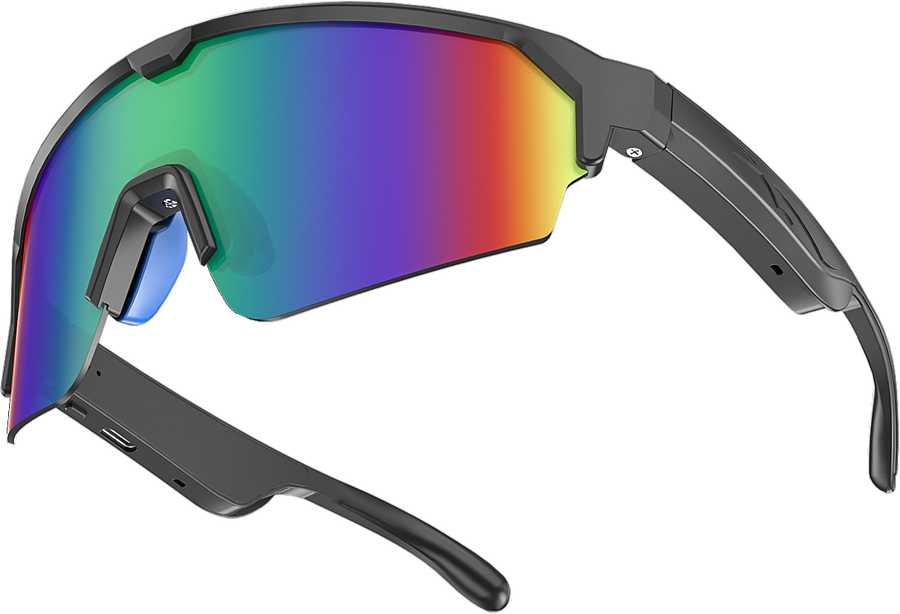 Smart Cycling Sunglasses UV400 Anti-UV Windproof Outdoor Road Bike Sports Sunglasses Wireless Bluetooth Audio Riding Sunglasses