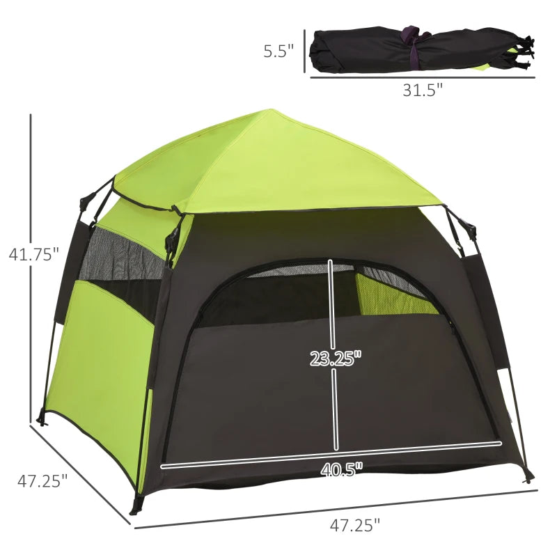 PawHut Pop Up Hondentent - Camping & Backyard
