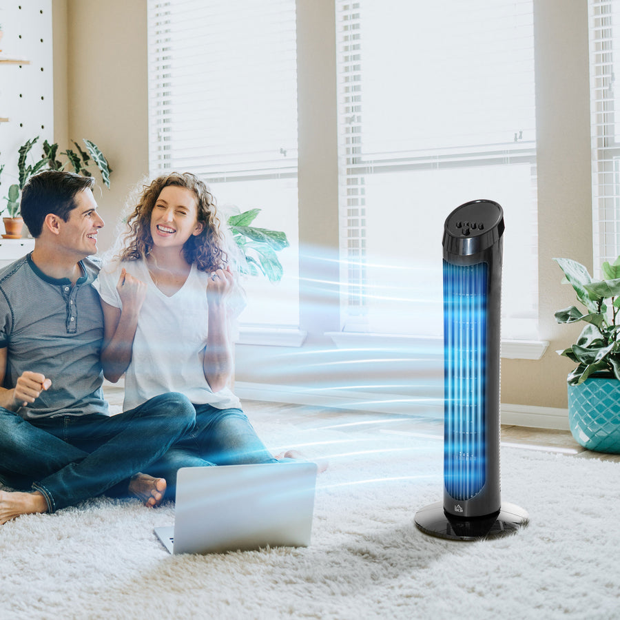 Tower Fan 70cm | Stille Ventilator met 3 Snelheden