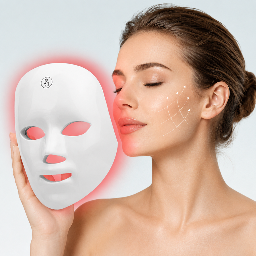 Red Light Facial Mask - LED Beauty Lamp voor Thuis