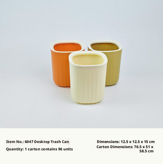 Grijze multifunctionele opbergbucket voor bureau organisatie