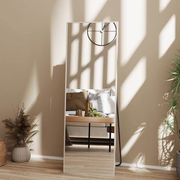 Rectangle Full Body Mirror, Full Length Standing Mirror, Hanging Or Le