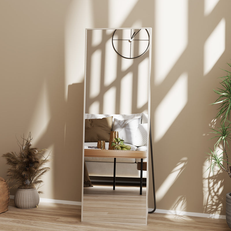 Rectangle Full Body Mirror, Full Length Standing Mirror, Hanging Or Le