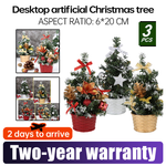 Mini Kerstboom 3-delig - 30cm Kerst Decoratie Set