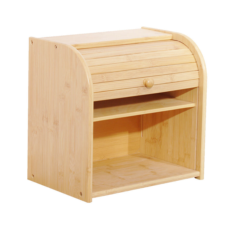 Bread Bin 2 Tiers dubbel-laags broodopslag met roll-top