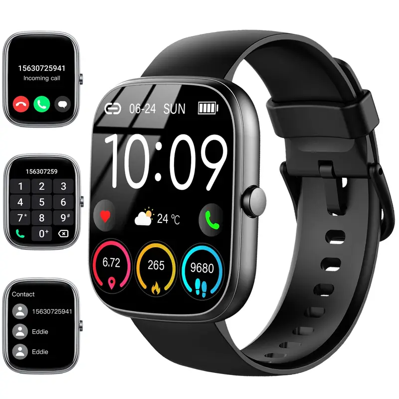 Smart Watch, 1.91 Smartwatch AnswerMake Call, IP68 Waterproof Fitness