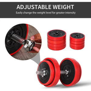 Verstelbare Dumbbell Set 44lbs - Home Gym