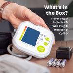 Bloeddrukmeter met grote manchet en X4 AAA batterijen