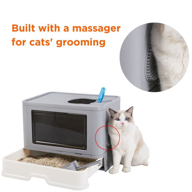 Kattenbak met uitschuiflade