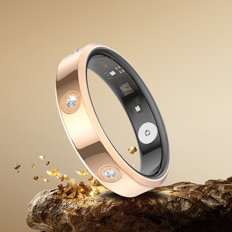 All-in-One Family Health Smart Ring zwart gezondheidsmonitor