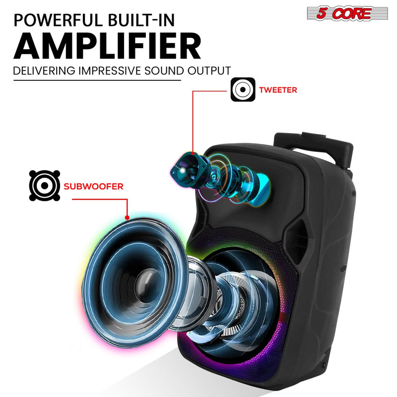 Bluetooth Party Speaker – Krachtig Monstergeluid van 250W