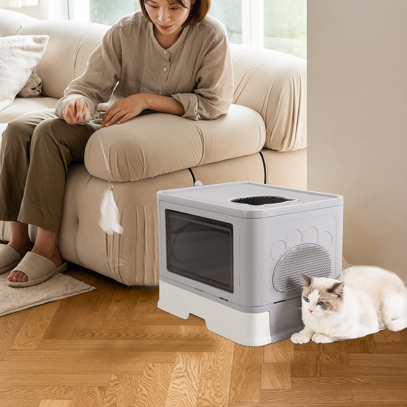 Kattenbak met uitschuiflade