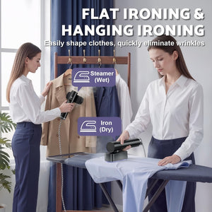 Draagbare kledingstomer, handheld stomer voor thuis of onderweg