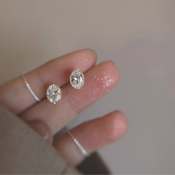 Tiny Size Heart Gold Earrings Comfort Fit Can Wear While Sleeping Female Accessories