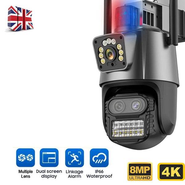 Professionele 8MP 4K Wireless IP Camera met WIFI en PTZ technologie