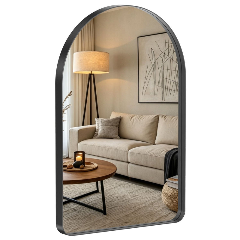 Elegante Boogvormige Wandspiegel voor Badkamer
