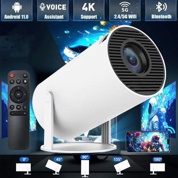5G 4K Smart LED WiFi Android projector voor thuisbioscoop