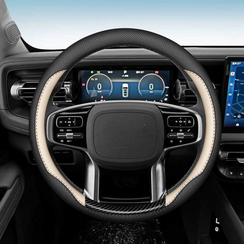 Steering Wheel Cover Modified Hand-Stitched Accessories
