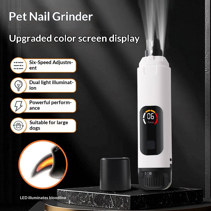 Elektrische Nagelknipper Hond | LED Premium Nagelvijl