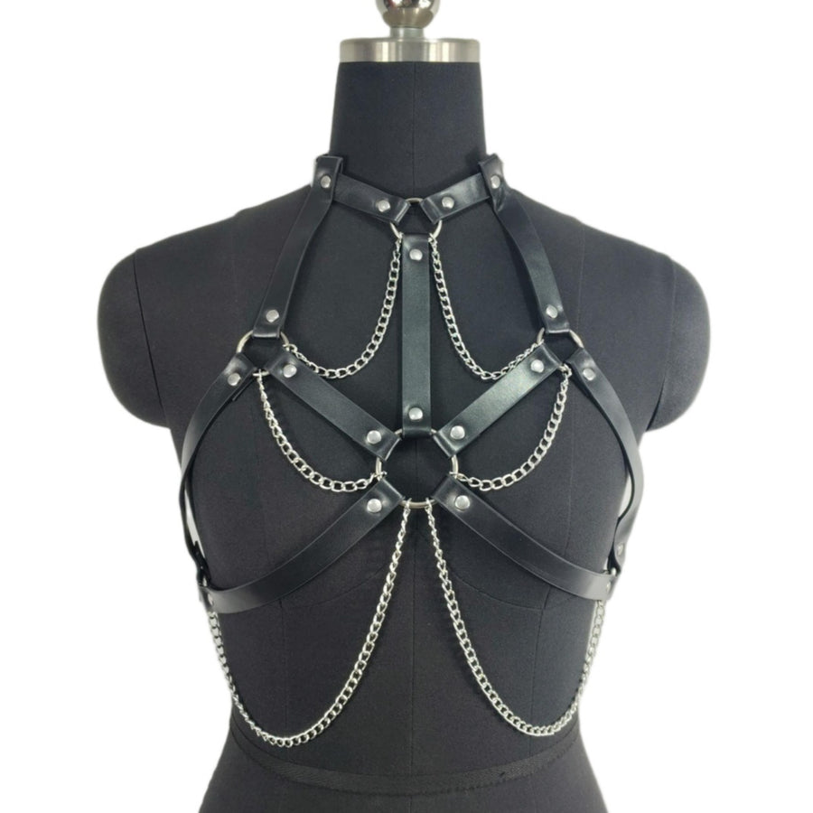Premium Leren Riem Met Ketting | Fashion Belt