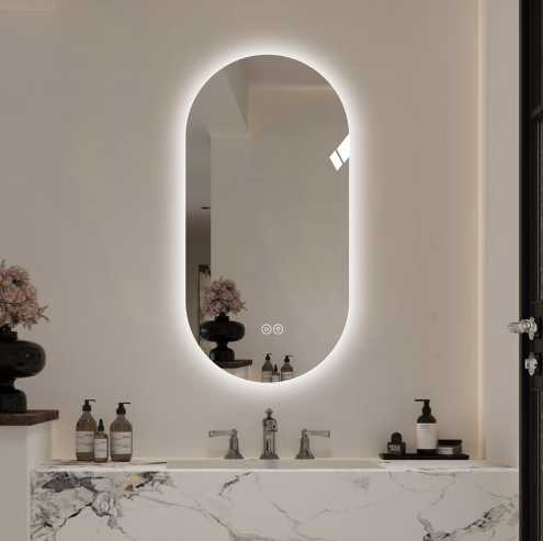 Slimme LED Badkamerspiegel met Touch-bediening en Anti-fog (120x60cm)
