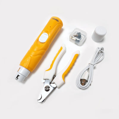 Pet Electric Nail Trimmer Set