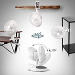 Stille Klem-Ventilator 360° Draaibaar - Bureau & Kinderwagen
