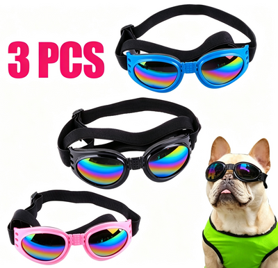 Pet Protection Small Doggles Dog Sunglasses Pet Goggles UV Sun Glasses Eye Wear Adjustable
