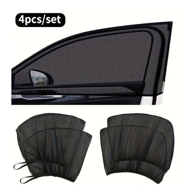 Mosquito Curtains For Cars Car Sun Shade Styling Accessories Auto UV Protect Curtain Side Window Sunshade Mesh