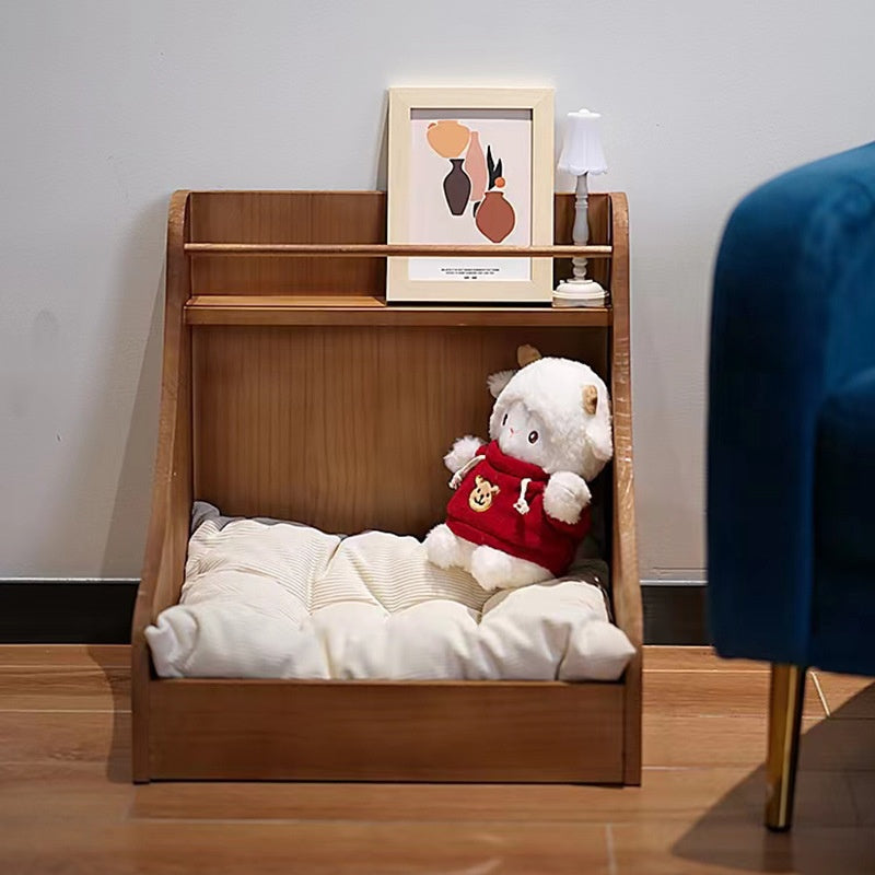 Premium houten huisdierenbed - Comfortabel nest voor uw huisdier