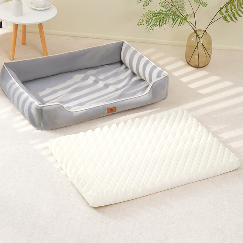 All-Season hondenbed met super zachte stof voor honden