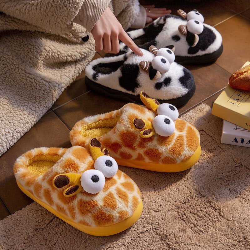 Katoenen winterpantoffels voor binnen