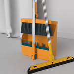 Orange 3in1 Bezem & Stofpan Set | Premium Schoonmaakaccessoires