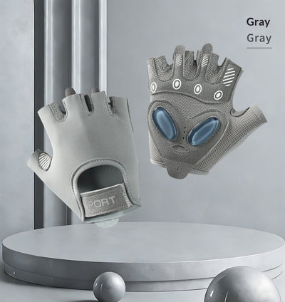 Fashionable Sports Gloves, Fitness Gloves For Men And Women, Cycling Fitness Anti-Wear Gloves, Silicone Protective Fingerless Yoga Gloves