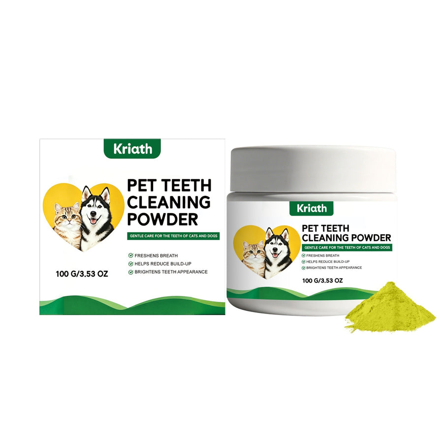 Pet Teeth Cleaning Powder - Tandverzorging voor Huisdieren