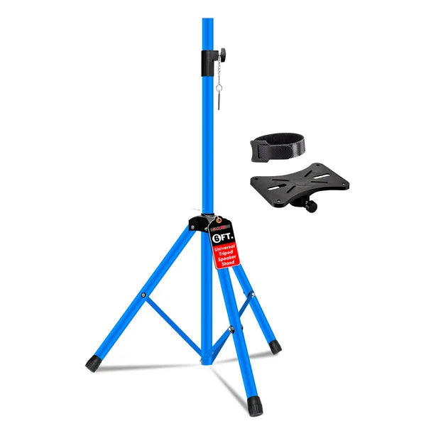 5 Core verstelbare speaker stand tripod sky blue 40-72 inch