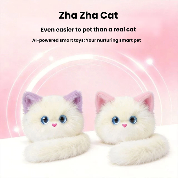 AI Naughty Cat   Smart Interactive Electronic Pet Plush Toy, Cute Doll