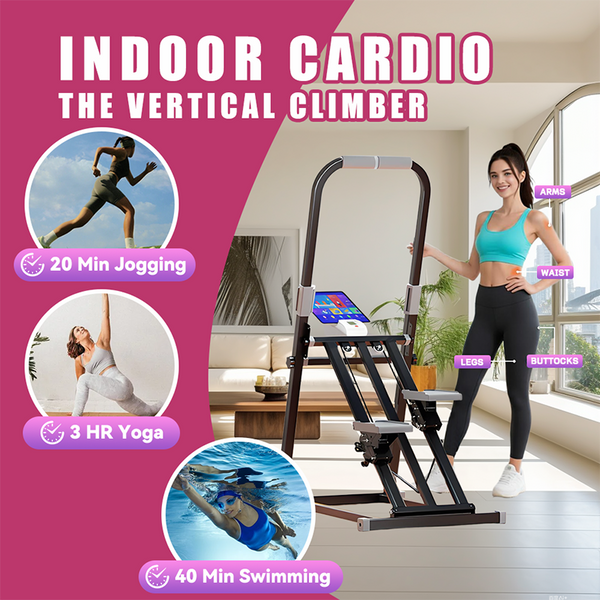 Verticale klimmer trapstapper voor home gym