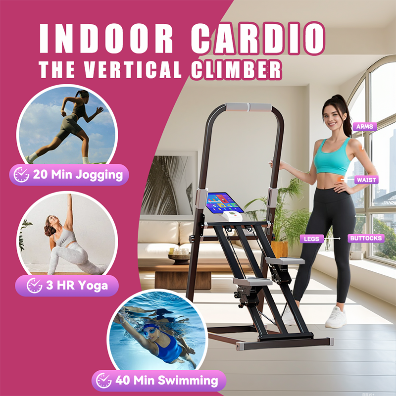 Verticale klimmer trapstapper voor home gym