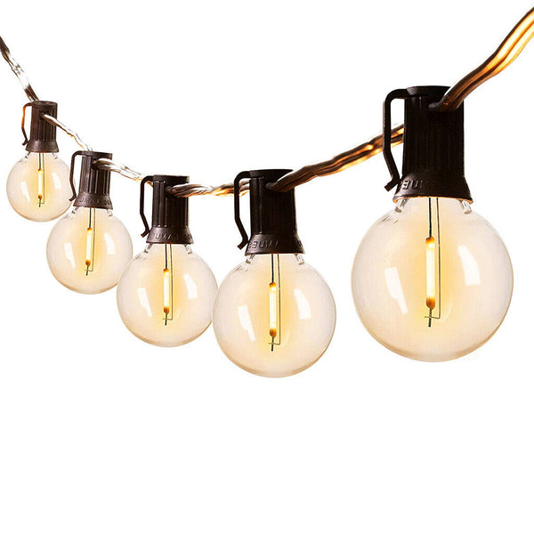 25 50FT outdoor festoon globe string lights G40 LED tuinverlichting