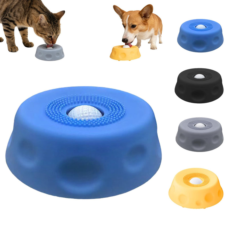 Interactieve Likkom met Bal - Slow Feeder voor Honden