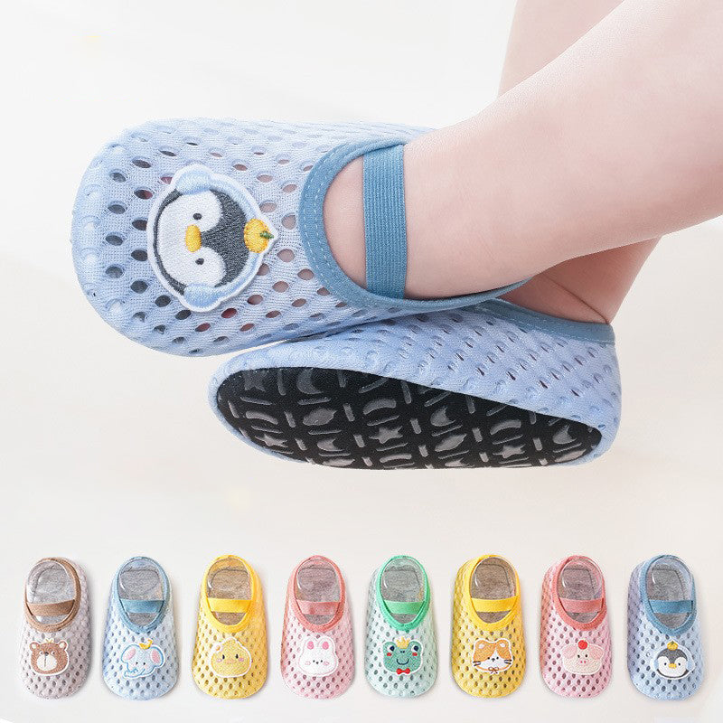 Anti-slip Baby Vloersokken – Ademend Zomerontwerp voor Binnen