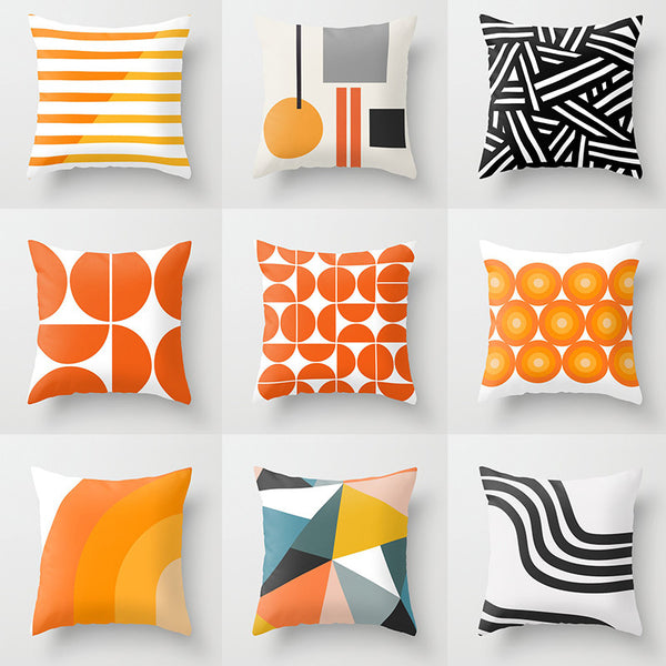 Geometrische decoratieve bankhoeskussen voor thuis