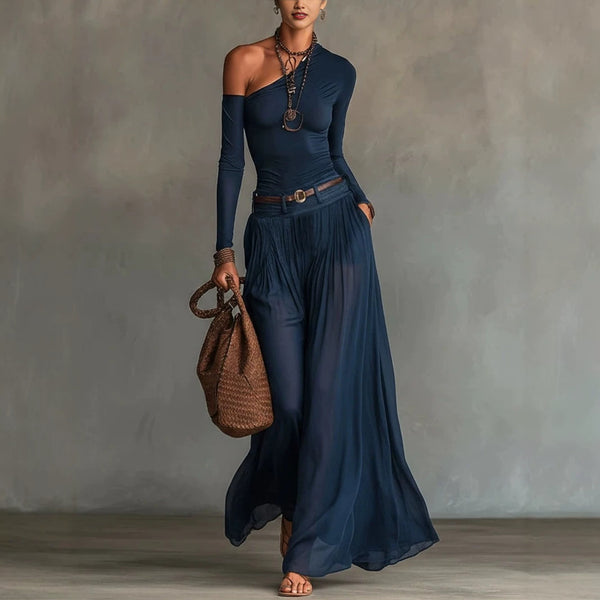 Long-sleeved Casual Dress For Commuting Home And Fashioncomfortable An