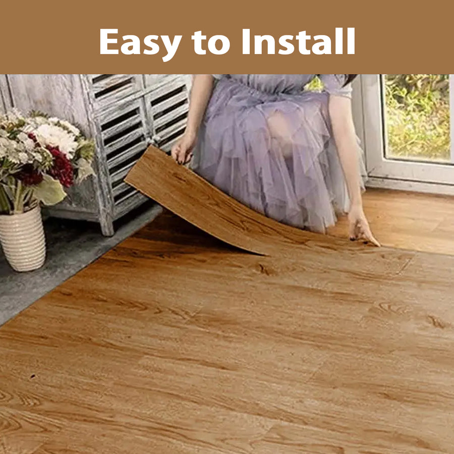 Zelfklevende Vinyl Vloer Houtlook 5m - Keuken