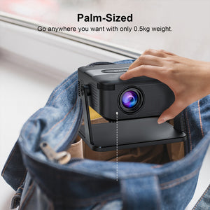 Draadloze mini beamer HD 120 inch thuisbioscoop