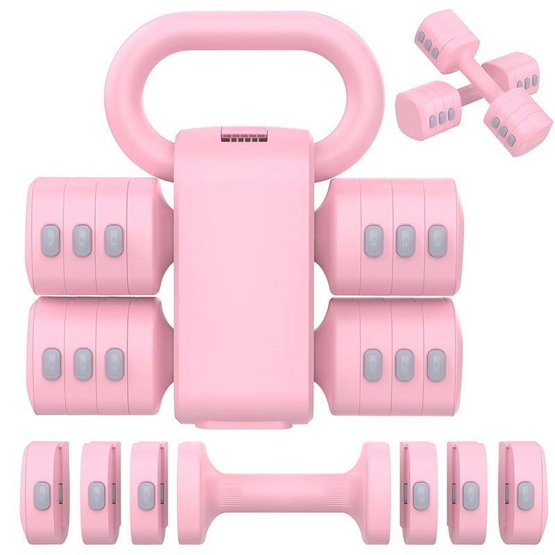 Verstelbare Dumbbell Kettlebell 2-in-1 | Thuistraining