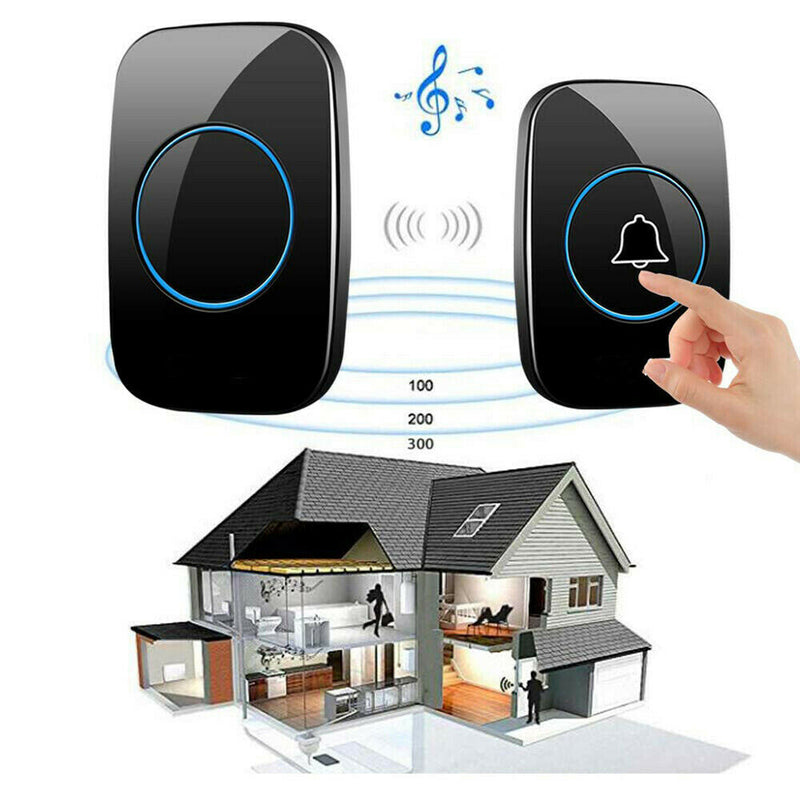 Moderne draadloze waterproof deurbel cordless plug-in systeem